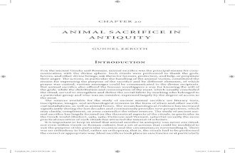 Animal Sacrifice in Antiquity - Ekroth