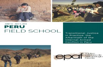 Peru Field School 2016 Brochure