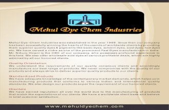 Mehul Dye Chem Industries Gujarat India