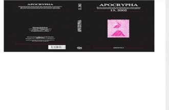 Apocrypha 13, 2002