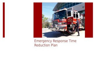 Emergency Response Time Reduction Presentation