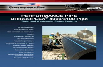 PP 501 Driscoplex 4000-4100 Water Pipe Brochure