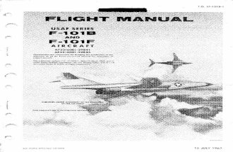 F-101B_F Voodoo Flight Manual