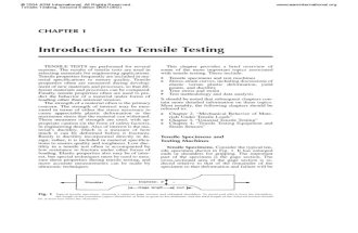 tensile testing asm standard
