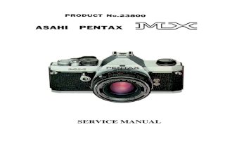 Pentax MX repair manual