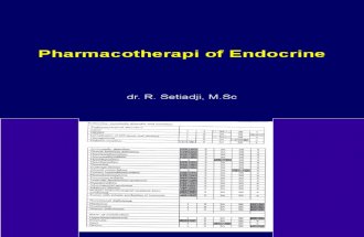 5 - Pharmacotherapi of Endocrine