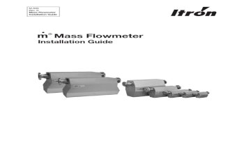 m - 600 Guia de Instalacion Medidores de Flujo Masico