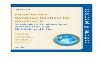 2013 Prism for the Windows Runtime for Windows 8