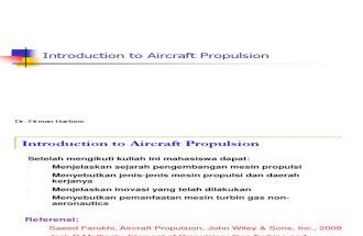 Lecture 01 - Introduction to Aircraft Propulsion
