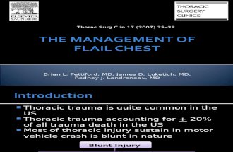 The Management of Flail Chest - Tata