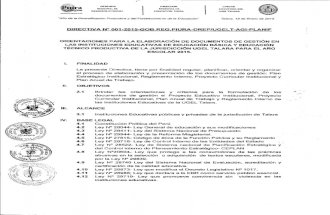 Directiva 001-2015-GOB.PIURA-DREP/UGELT-AGI-PLANIF
