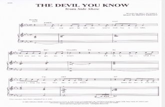 The Devil You Know-lowman