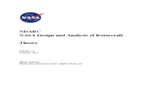 NASA Design and Analysis of Rotorcraft