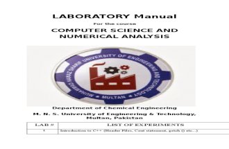 LABORATORY Manual Numerical Analysis (1)