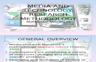 Media Effects Research Methodology