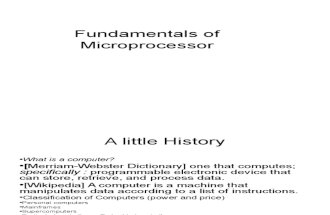 Microprocessors Intro 2013