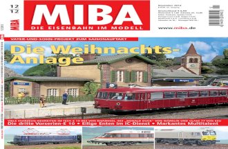 MIBA. Die Eisenbahn Im Modell 2012-12