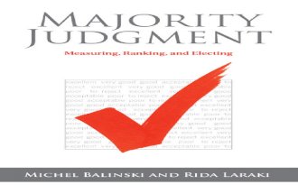 Michel Balinski, Rida Laraki - Majority Judgment