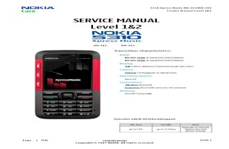 Nokia 5310 Service Manual Level 1 and 2