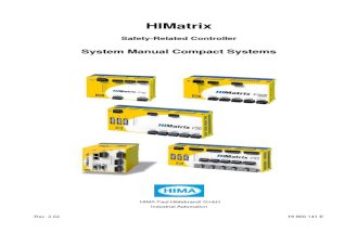 HI 800 141 E HIMatrix Compact Systems System Manual