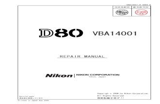 Nikon d80 MANUAL TECNICO