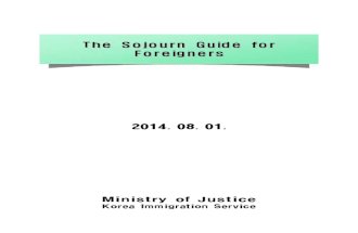 140801 the Sojourn Guide for Foreigners (English)