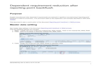 Dependent Requirement Reduction After Reporting Point Backflush3