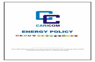 CARICOM Energy Policy March 2013