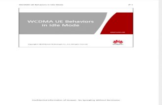 Owo115010 Wcdma Ran13 Ue Behaviors in Idle Mode Issue1.01