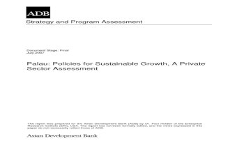 Palau Private Sector Assessment 2007