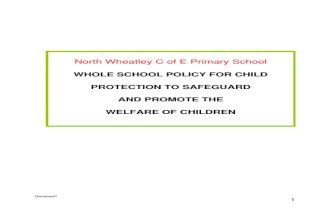 NWPS Safeguarding Policy - Sept 2014