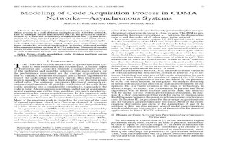 Modeling of Code Acquisition Process in CDMAi