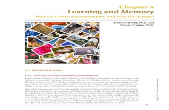 Chapter 4 Learning and Memory