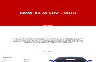 BMW X6 M SUV 2013 Images