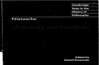 Friedrich Nietzsche - Untimely Meditations (Cambridge Texts in the History of Philosophy 1997)