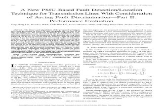 A New PMU-Based Fault Detection_Location Technique for Transmission LinesWith Consideration of Arcing Fault Discrimination—Part II.pdf