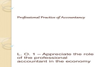Professional Practice of Accountancy