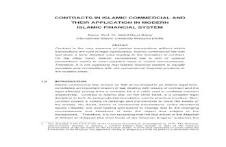 Contract of Islamic Commercial Law