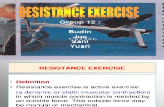 Group 12 Resistance Exercise