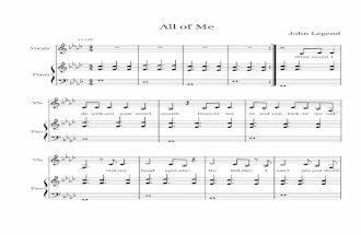 John Legend — All of Me ...Ets — Free Piano Sheets