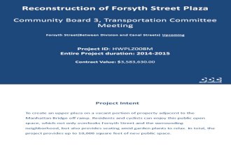 Forsyth Street Plaza Plans
