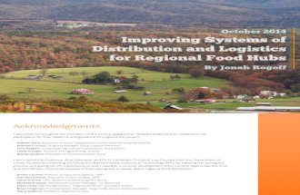 Improving Systems of Distribution and Logistics for Regional Food Hubs