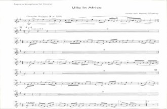Ulla in Africa Saxophone Quartet
