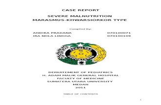 Severe Malnutrition Case Report