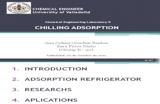 Chilling Adsorption Refrigeration Technologies Research Topics