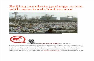 Beijing Combats Garbage Crisis With New Trash Incinerator