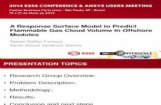 Brazil 2014ugm Response Surface Model Predict Flammable Gas Cloud