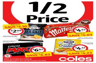 Coles Weekly Catalogue 3rd Sep 2014