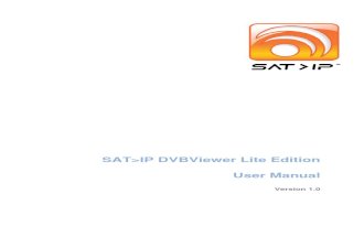 DVBViewer Lite Manual