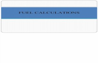 Lecture 11 - Fuel Calculation